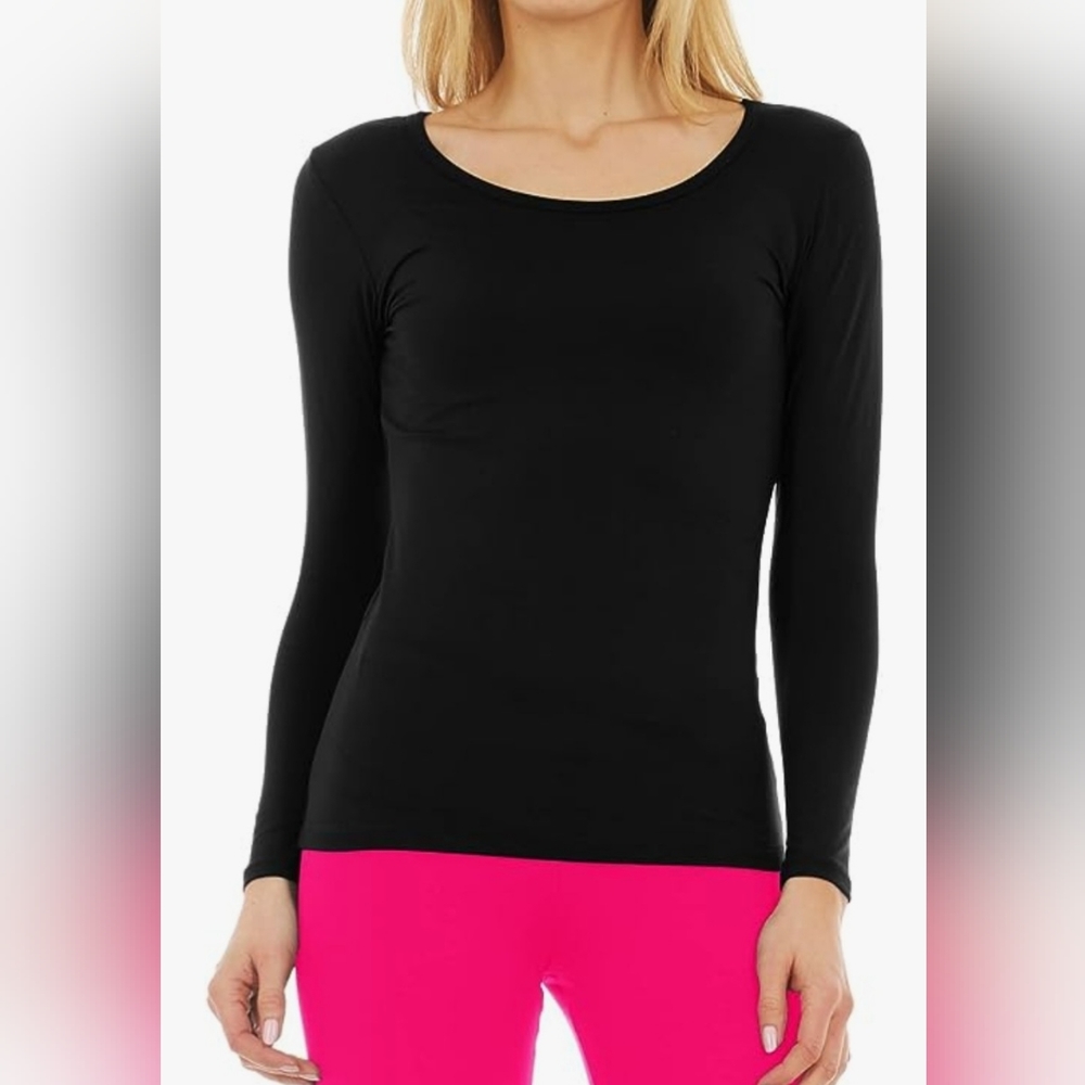 THERMAJANE THERMAL SCOOPNECK L/S TOP